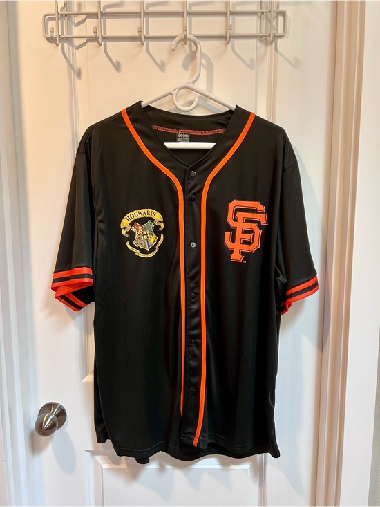 Warner Bros. Other - San Francisco Giants 2024 Harry Potter Hogwarts Jersey Adult XL Black Orange